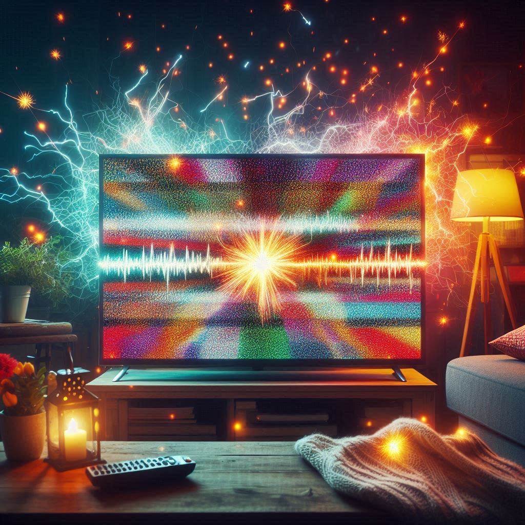 Danno da fenomeno elettrico su tv